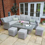 Lichfield Rapello Rattan Casual Dining Set with Adjustable Table