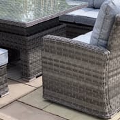 Lichfield Campania Casual Sofa Set with Adjustable Table Rattan