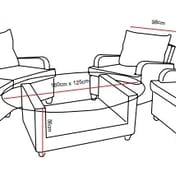 Lichfield Morpeth Oval Rattan Coffee Suite Dimensions