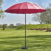 Garden Must Haves Geisha 2.7m Tilting Garden Parasol Fuchsia