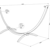 Suncast Wooden Garden Hammock Dimensions