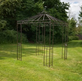 Vienne Square Metal Garden Gazebo