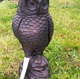 Long Eared Owl Garden Ornament Large