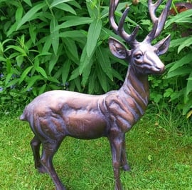 Stag Buck Garden Sculpture Ornament Small