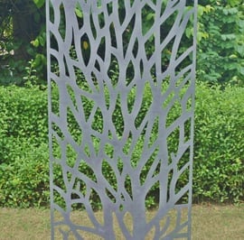 Wild Branches Steel Decorative Garden Screen 1.8m