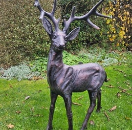 Stag Buck Garden Sculpture Ornament Large