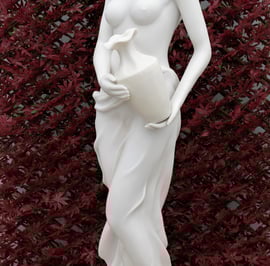 Grace Large Garden Statue in White