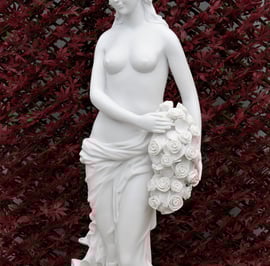 Isobelle Large Garden Statue in White