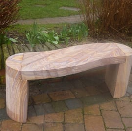 Tenbury Rainbow Sandstone Garden Bench