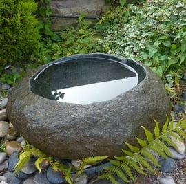 Natural Basin Stone Bird Bath
