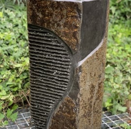 Chiselled Basalt Column Water Feature