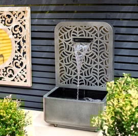 Gilded Falls Water Feature with LEDS 
