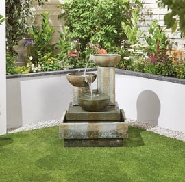 Patina Bowls Self Contained Water Feature
