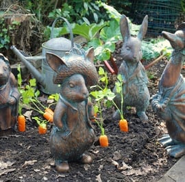 Beatrix Potter Resin Ornament Set of 5