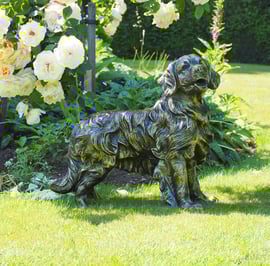 Golden Retriever Metal Garden Ornament