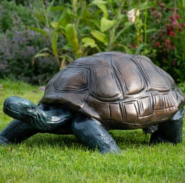 Large Tortoise Metal Garden Ornament