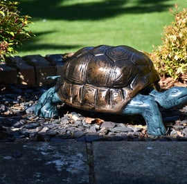 Small Tortoise Metal Garden Ornament