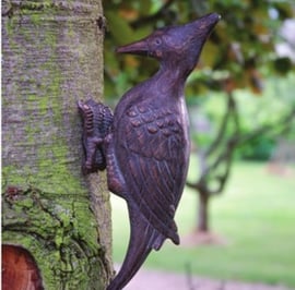 Woodpecker Metal Garden Ornament