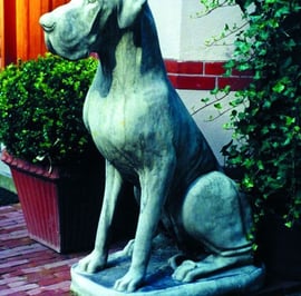 Male Great Dane Statue
