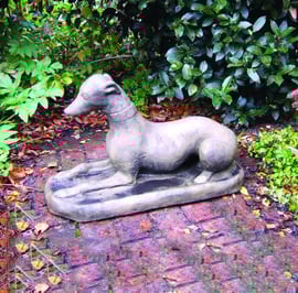 Whippet Garden Statue