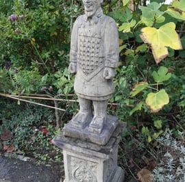 Medium Terracotta Warrior Stone Statue