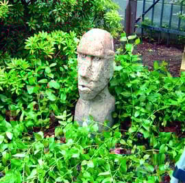 Rapa Nui Head Statue