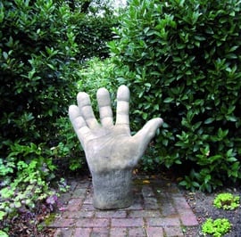 Giant Right Hand Garden Statue