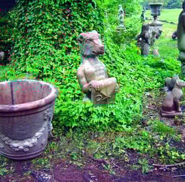 Heraldic Dragon Garden Statue