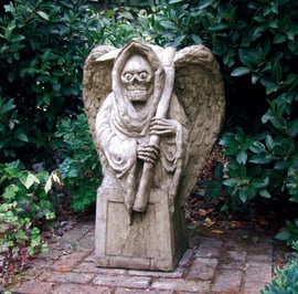 Macabre Stone Garden Statue