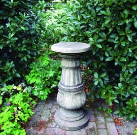Large Stone Garden Pedestal