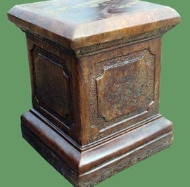 Roman Stone Garden Pedestal