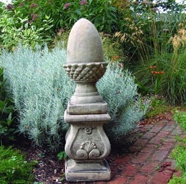 Scroll Plinth Garden Pedestal