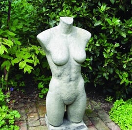 Female Torso Garden Statue