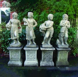 Four Seasons Garden Statues