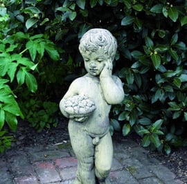 Gemini Boy Garden Statue