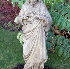 Sacred Heart of Christ Garden Statue Medium