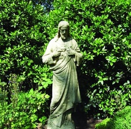Sacred Heart of Christ Garden Statue