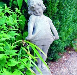 Victorian Girl Garden Statue