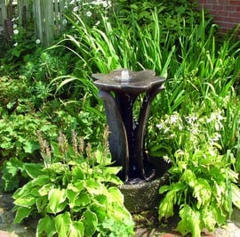 Flower Stone Fountain
