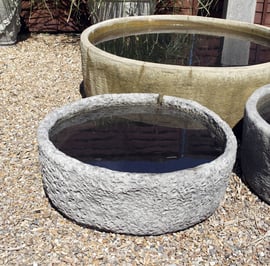 Small Round Stone Garden Reservoir