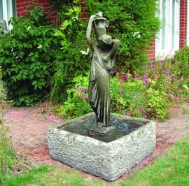 Water Bearer Stone Fountain