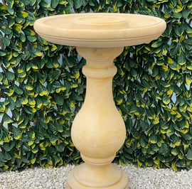 Fosse Birdbath in Sandstone