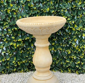 Large Edwardian Birdbath in Sandstone