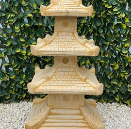Grand Pagoda Garden Ornament in Sandstone