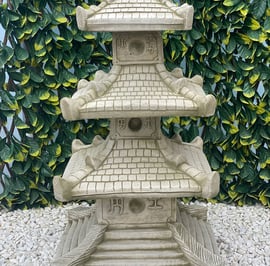 Grand Pagoda Garden Ornament in Stone