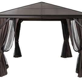 Garden Must Haves 3m Runcton Gazebo in Grey