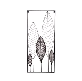 Subtle Leaf Metal Garden Wall Art 