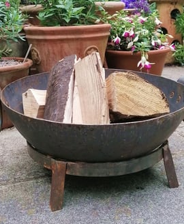 40cm Kadai BBQ Fire Pit Bowl Set