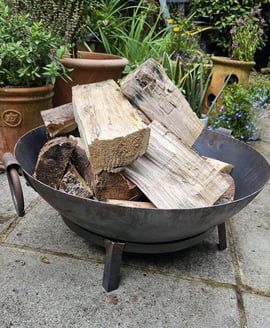 60cm Kadai BBQ Fire Pit Bowl Set