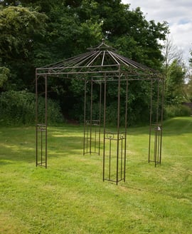 Vienne Square Metal Garden Gazebo